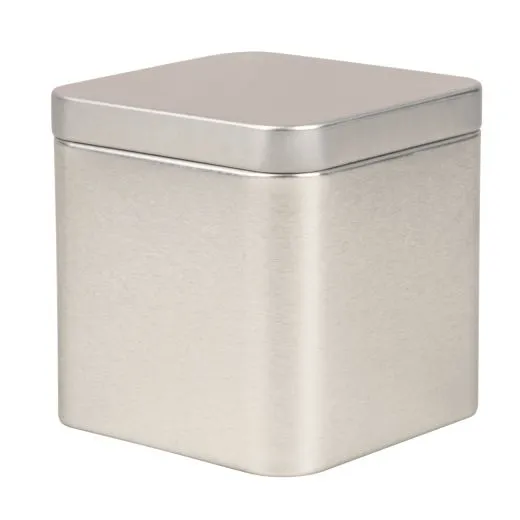 Metalldose quadratisch 7,6cm