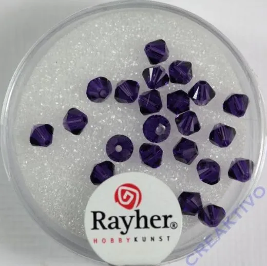 Swarovski Kristall-Schliffperlen 4mm 25St purple velvet (Restbestand)