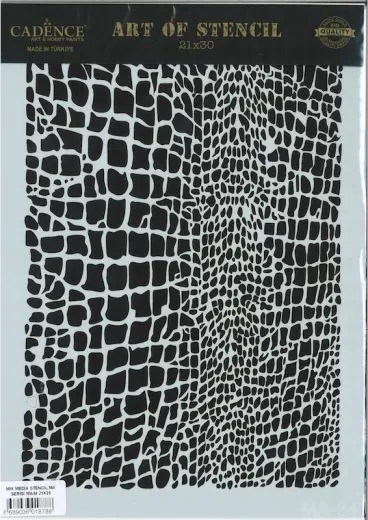 Cadence Schablone Schlangenhaut 21x29cm