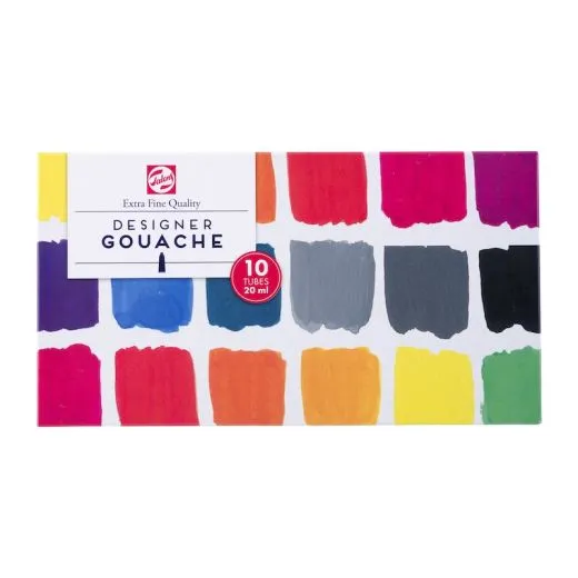 TALENS Gouache Extra Fine Basis-Set | 10 x 20 ml