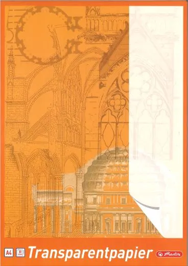 Transparentpapierblock 60g/qm 30 Blatt A4
