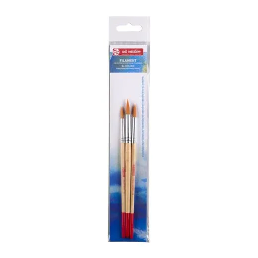 Aquarellpinselset 3 Rund - Polyester
