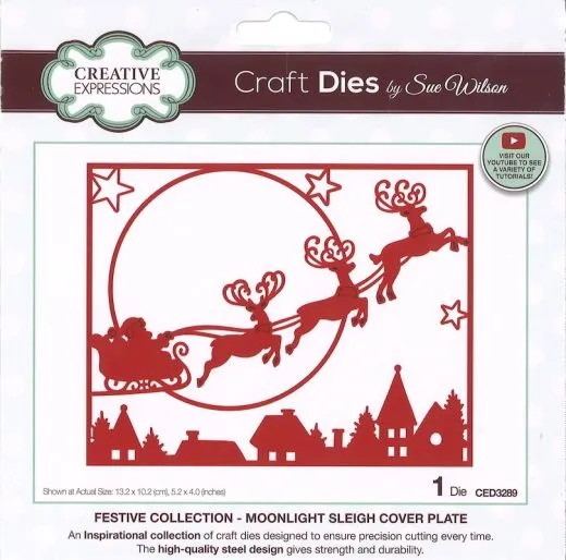 Stanzschablone Festive Collection - Moonlight Sleigh Cover Plate
