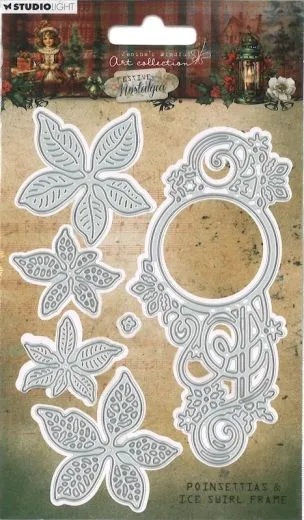 StudioLight Stanze Poinsettias & Ice Swirl Frame