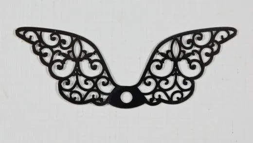 Metallfl�gel silbefb. 54x17mm