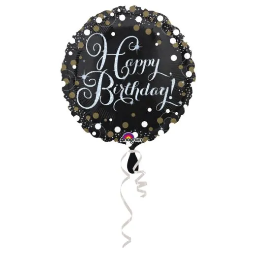 Folienballon Happy Birthday 43cm