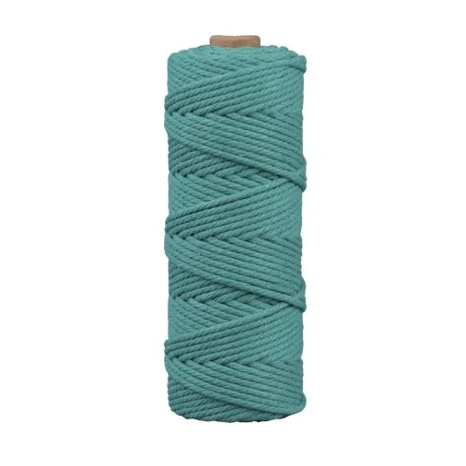 Makramee Garn, 3mm � petrol