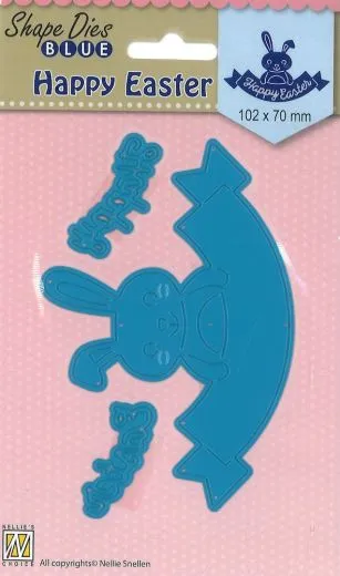 Shape Dies Blue - Happy Easter