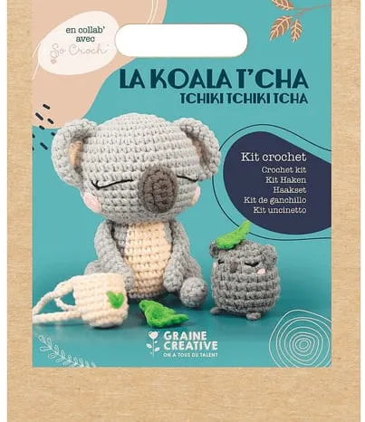 Amigurumi H�kelset Koala 12,5cm