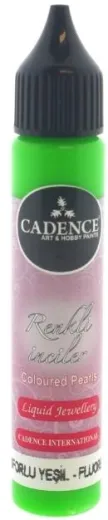 Cadence Colored Pearls 25ml neon green