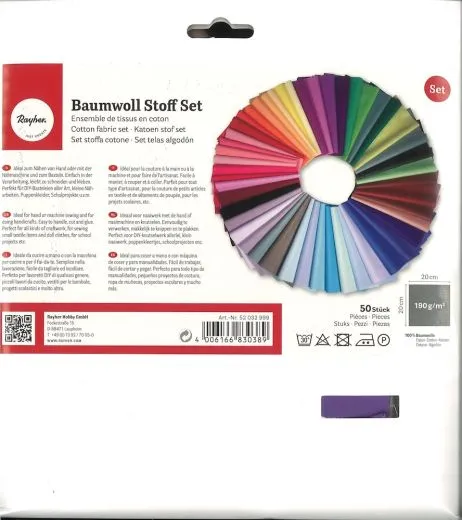 Baumwoll Stoff Set