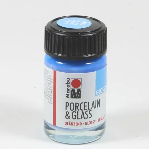 Marabu Porcelain & Glas Glossy 15ml hellblau