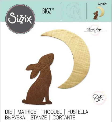 Sizzix Bigz Stanze by Olivia Rose Rabbit & Moon