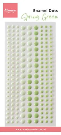 Decoration Enamel Dots - Duotone spring green 198 St�ck selbstklebend