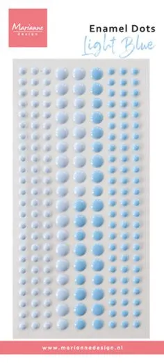 Decoration Enamel Dots - Duotone light blue 198 St�ck selbstklebend