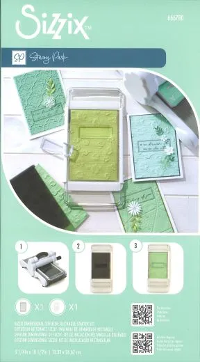 Sizzix Dimensional Diffuser by Stacey Park Rectangle Starter Set