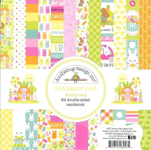 Bunny Hop 6x6 Inch Paper Pad