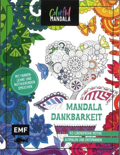 Colorful Mandala - Mandala Dankbarkeit