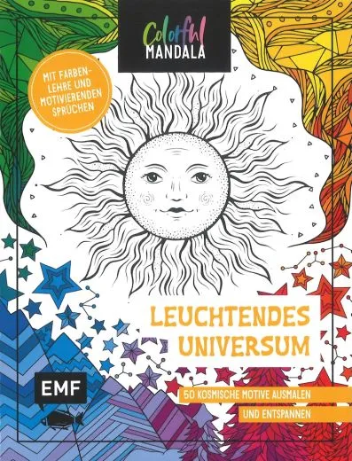 Colorful Mandala - Leuchtendes Universum