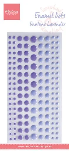 Decoration Enamel Dots - duotone lavender 156 St�ck selbstklebend