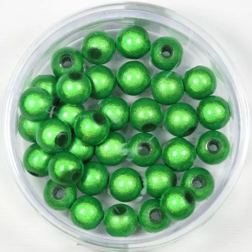 Pracht Miracle Beads dunkelgr�n 6mm 35 St.