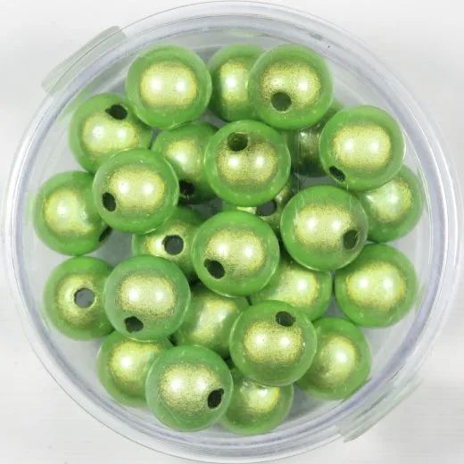 Pracht Miracle Beads hellgr�n 8mm 25 St.