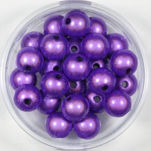 Pracht Miracle Beads lila 8mm 25 St.