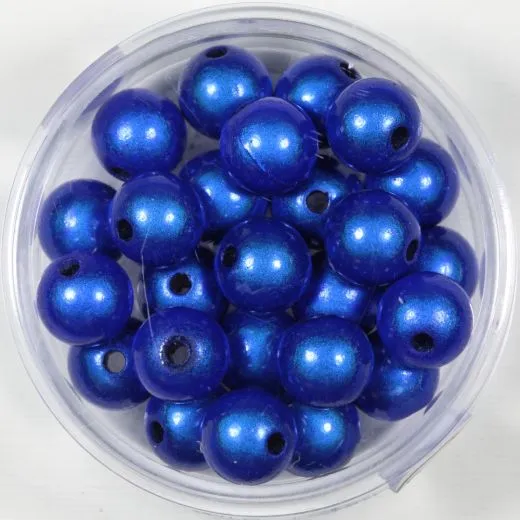 Pracht Miracle Beads dunkelblau 8mm 25 St.