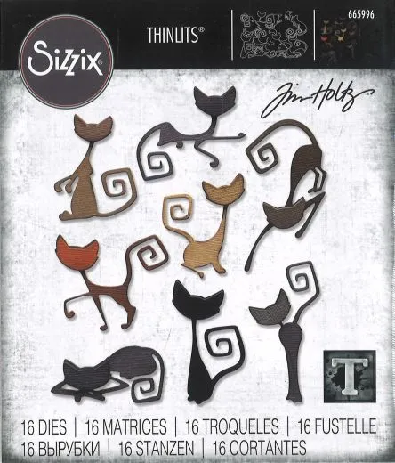 Sizzix Thinlits Die Set 16PK - Mischievous By Tim Holtz