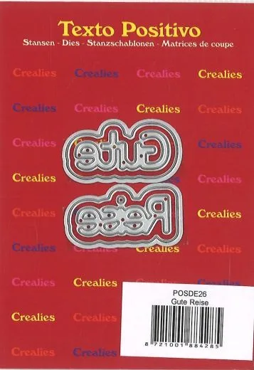 Crealies Stanze Gute Reise