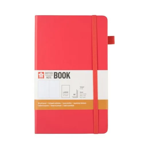 Gepunktetes Notizbuch mit Hardcover 13x21 cm Pflaumenbl�te