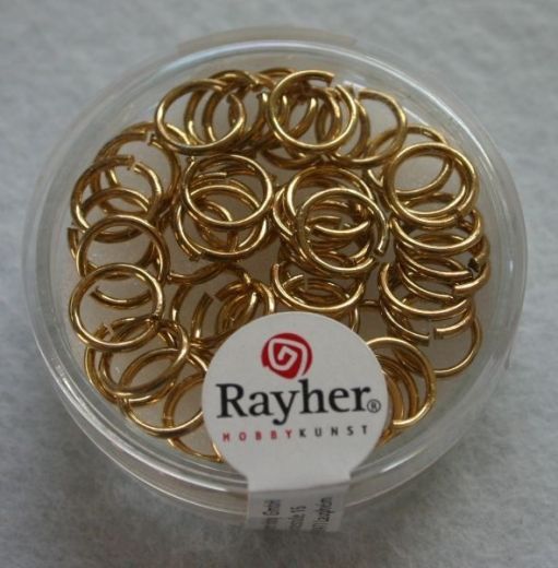 Rayher Ringel 8mm gold