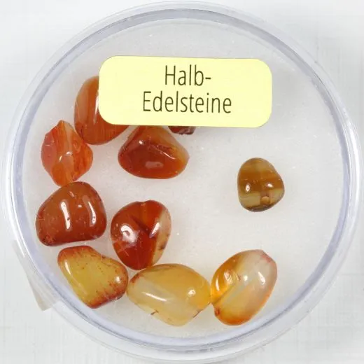 Halb-Edelsteinperlen 6-7mm red agate