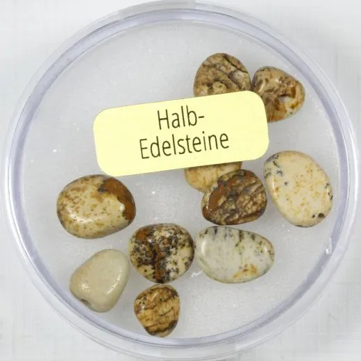 Halb-Edelsteinperlen 6-7mm picture stone