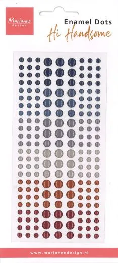 Decoration Enamel Dots - Hi Handsome 198 St�ck selbstklebend