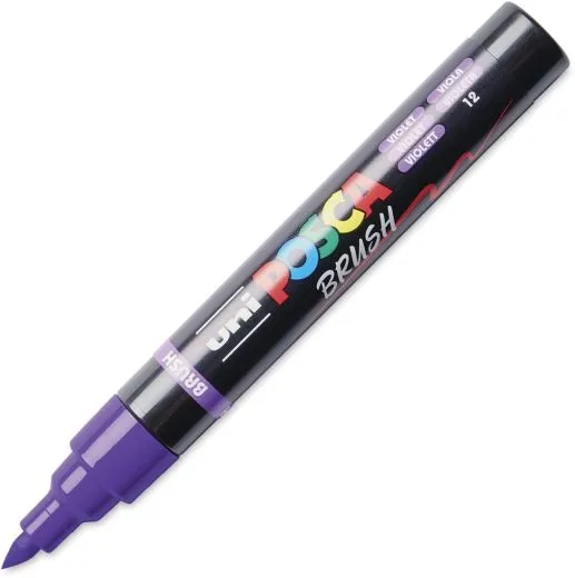 Uni Posca Brushmarker 5BR violett