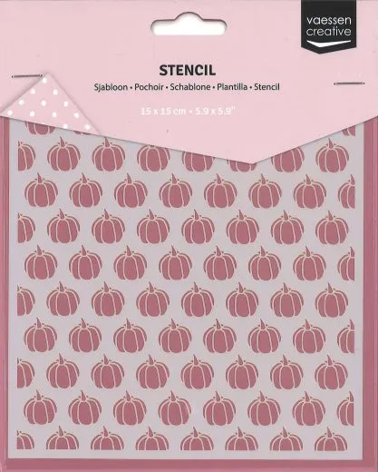Schablone K�rbisse 15cm x 15cm