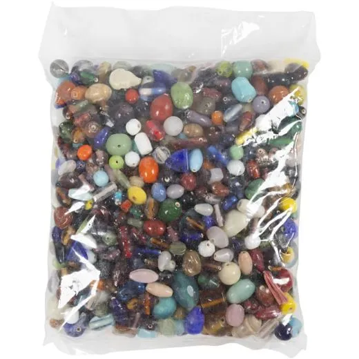 Glasperlen-Mix 7-18mm 1000g