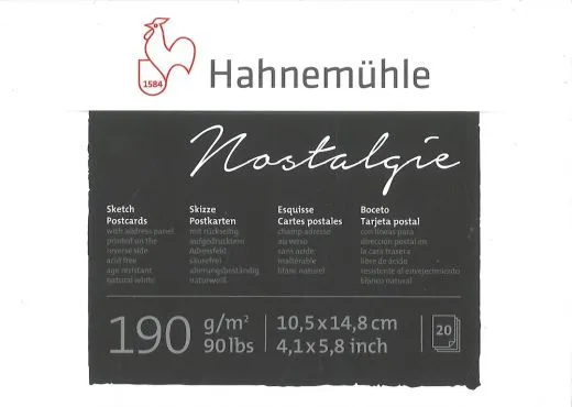 Hahnem�hle Nostalgie Skizze Postkarten