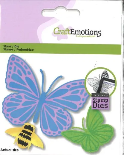 Craft Emotions Stamp Dies - Schmettering