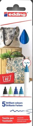 EDDING 4600 TEXTILMARKER 5ER-SET SORTIERT KALT