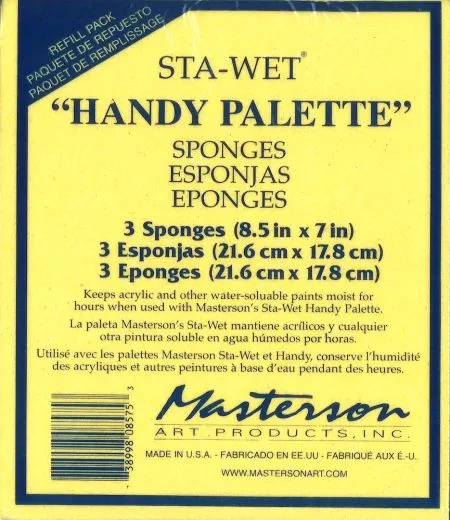 Masterson Sta-Wet 3 Ersatzschw�mme 21,6cm x 17,8cm