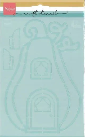 Marianne Desin Craft Stencil - Pumpkin Cottage By Marleen