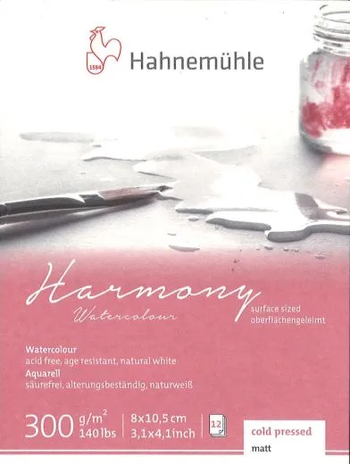 Hahnem�hle Miniblock Harmony Watercolour
