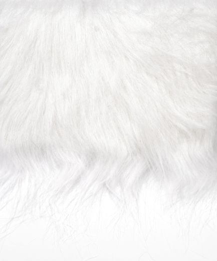 Langhaarpl�sch 20x35cm silbergrau