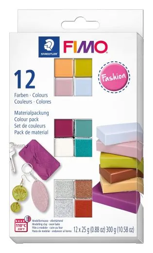 FIMO soft 12 Colour Pack - Fashion