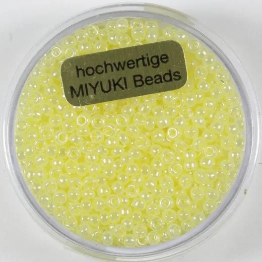 Miyuki Beads 2,2mm 10g pearl jonquil