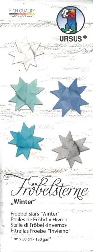 Streifen f. Fr�belsterne Winter 1cm x 50cm