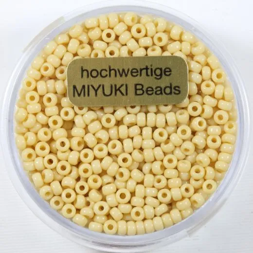 Miyuki Beads 2,2mm 12g ivory opaque