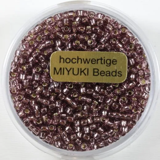 Miyuki Beads 2,2mm 12g silverlined light amethyst